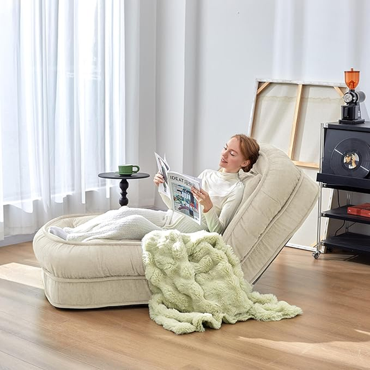 Foldable Lazy Sofa Bed Chair — Compact Comfort, Anytime