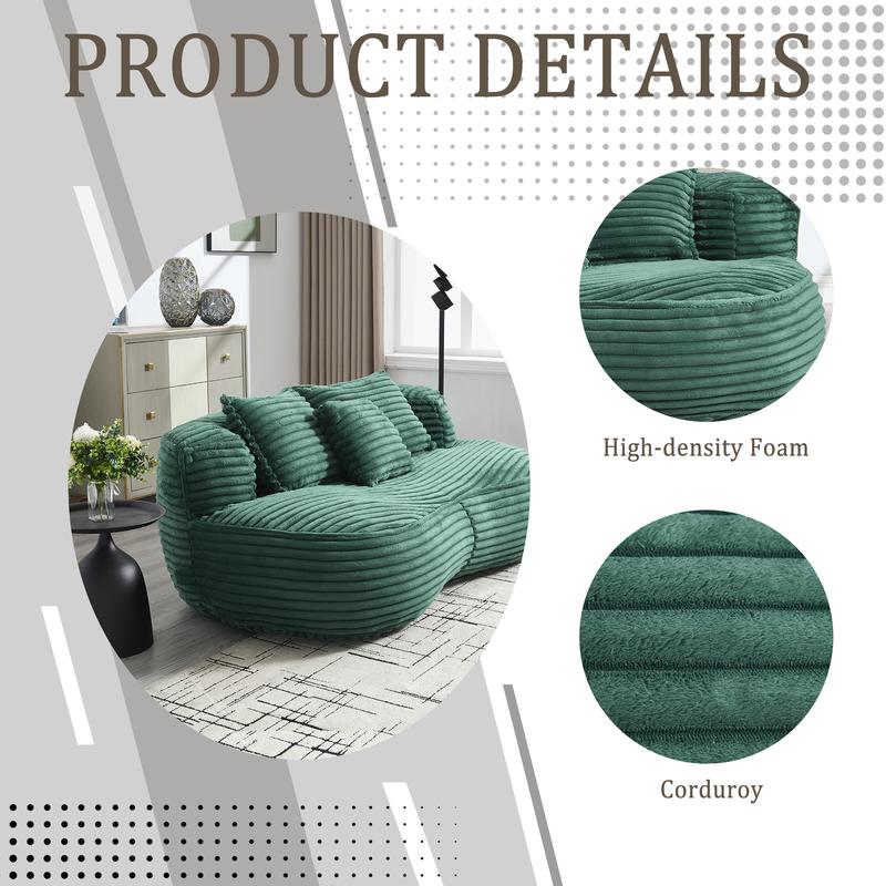 Ergonomic Bean Bag Sofa — Plush, Supportive & Versatile
