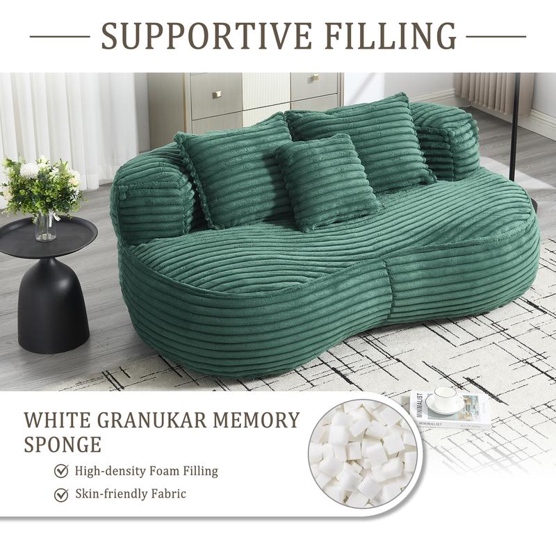 Ergonomic Bean Bag Sofa — Plush, Supportive & Versatile