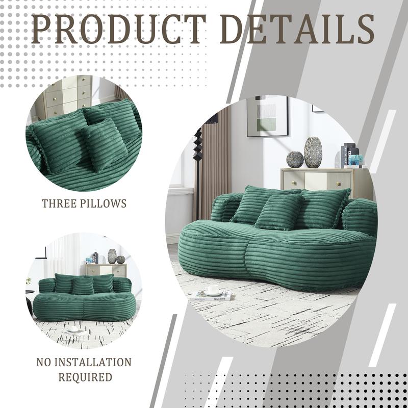 Ergonomic Bean Bag Sofa — Plush, Supportive & Versatile