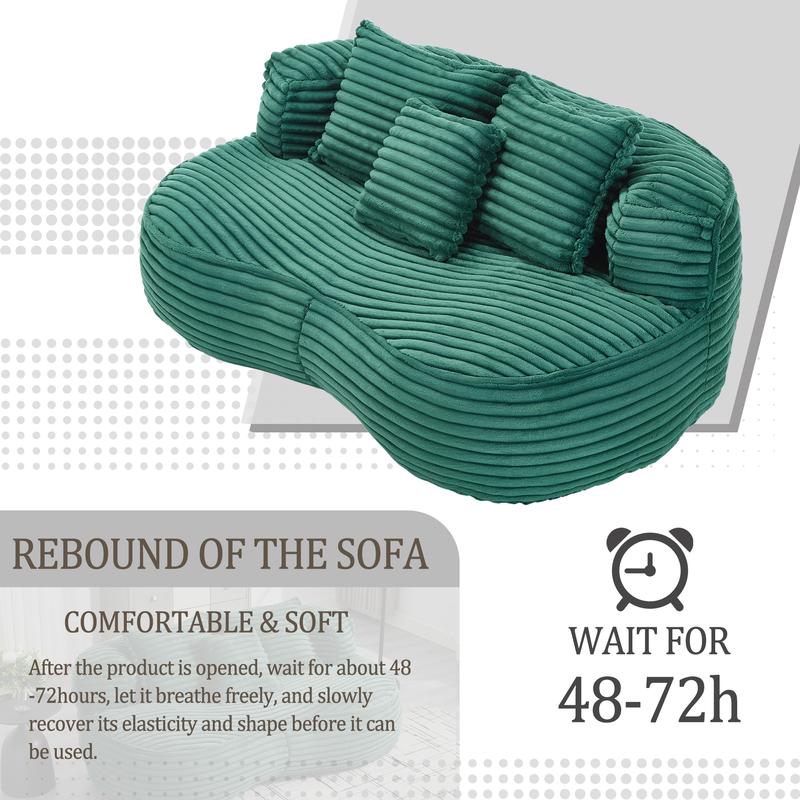 Ergonomic Bean Bag Sofa — Plush, Supportive & Versatile