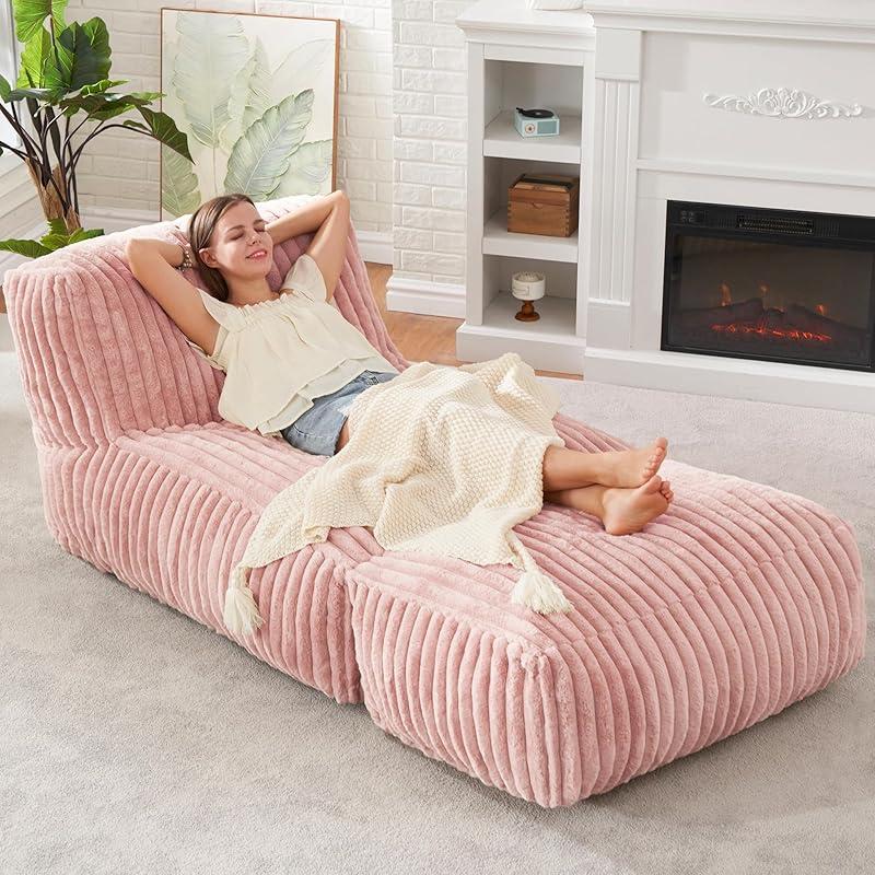Big Bean Bag Lounger — Sink Into Cloud-Like Comfort