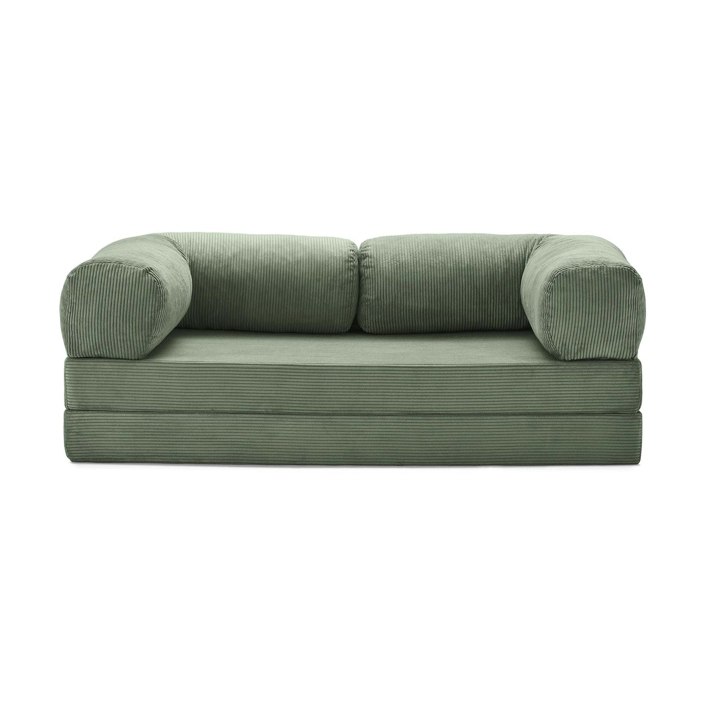 Versatile Corduroy Sofa — Relax, Sleep, Live in Style