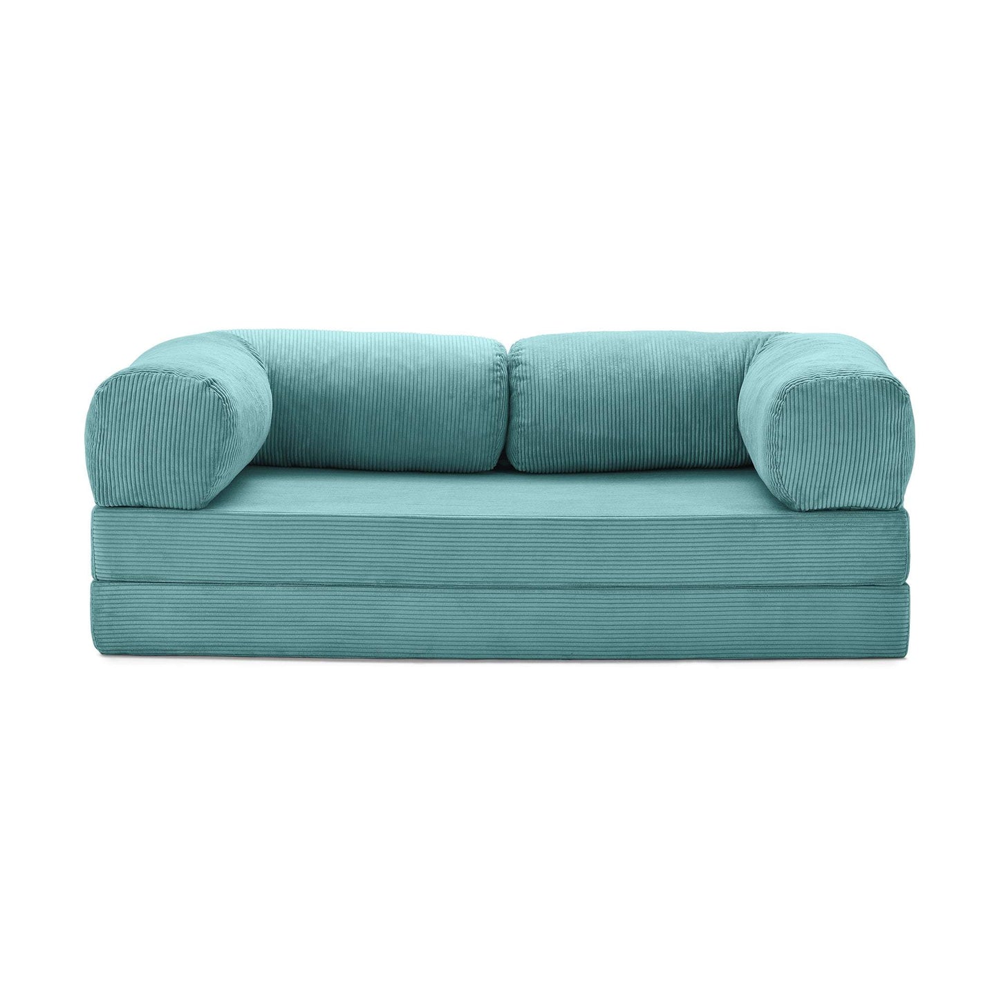 Versatile Corduroy Sofa — Relax, Sleep, Live in Style