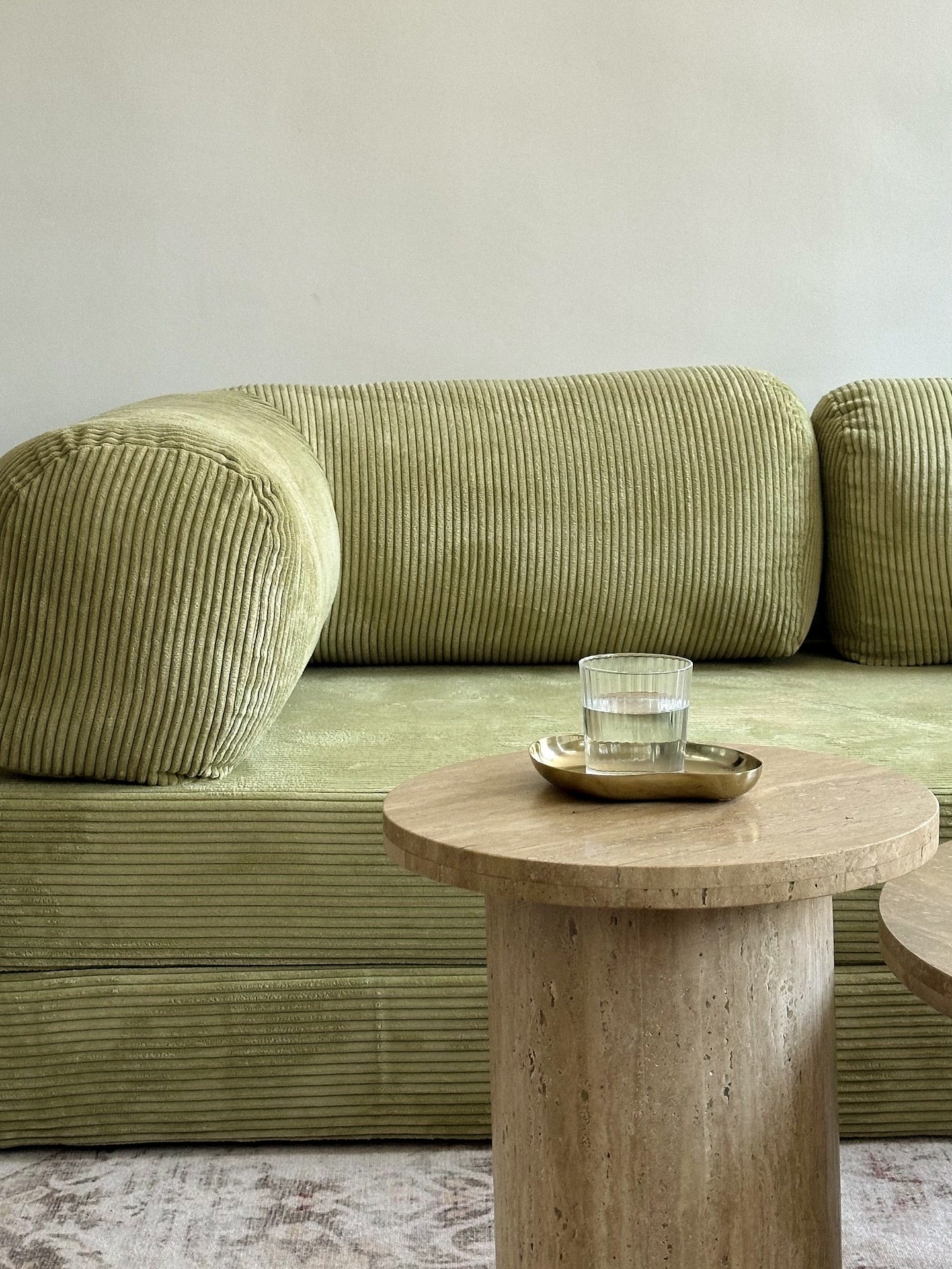 Versatile Corduroy Sofa — Relax, Sleep, Live in Style