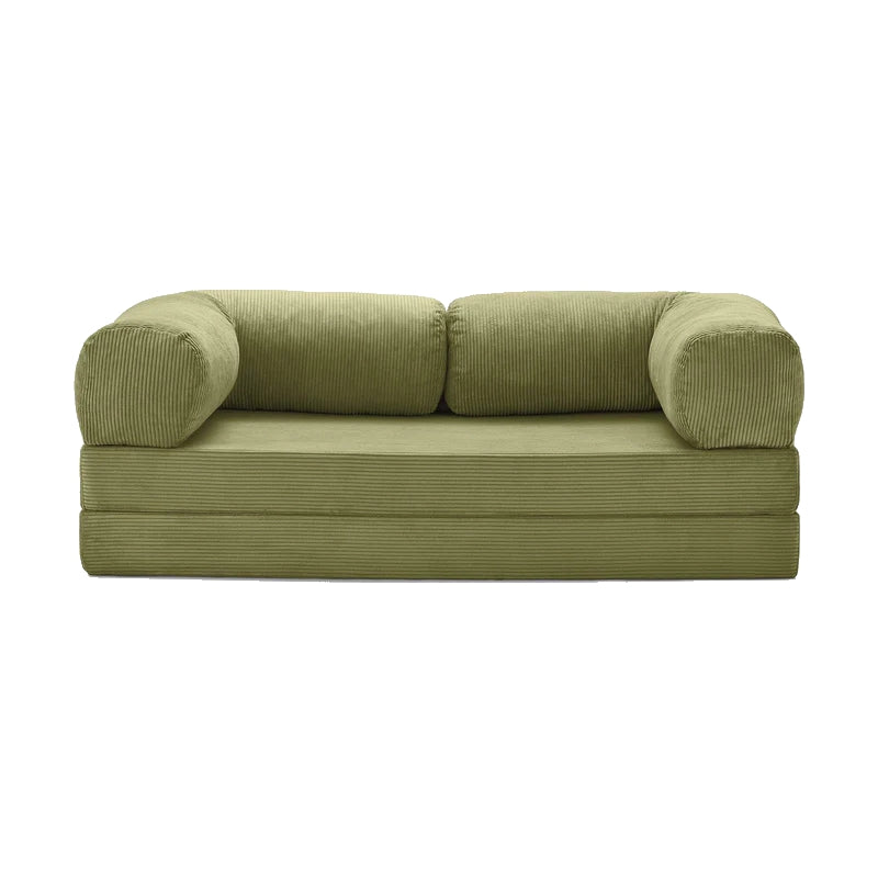 Versatile Corduroy Sofa — Relax, Sleep, Live in Style