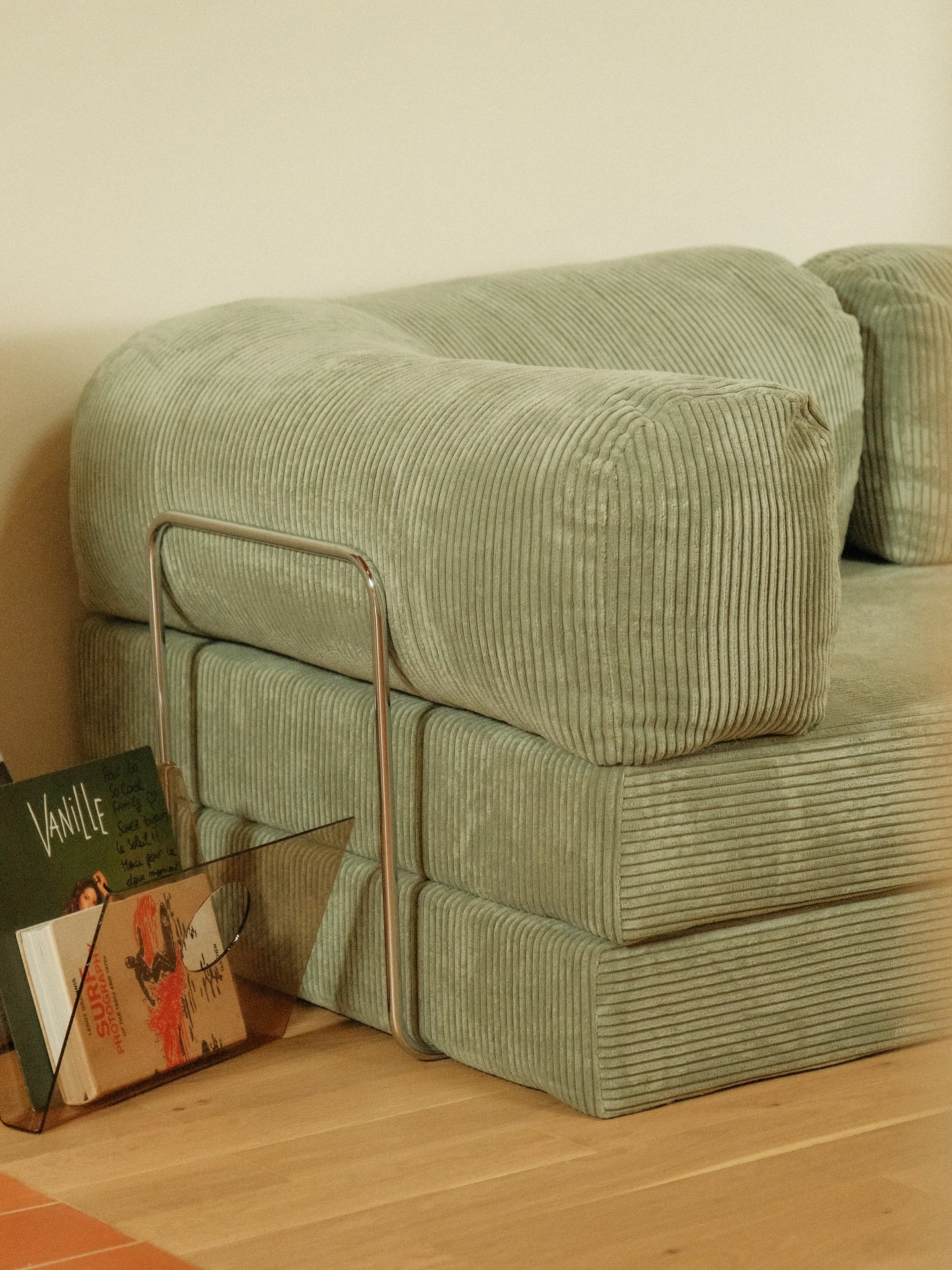 Versatile Corduroy Sofa — Relax, Sleep, Live in Style