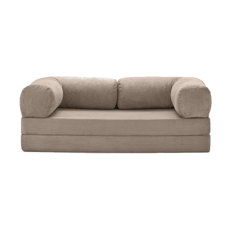 Versatile Corduroy Sofa — Relax, Sleep, Live in Style