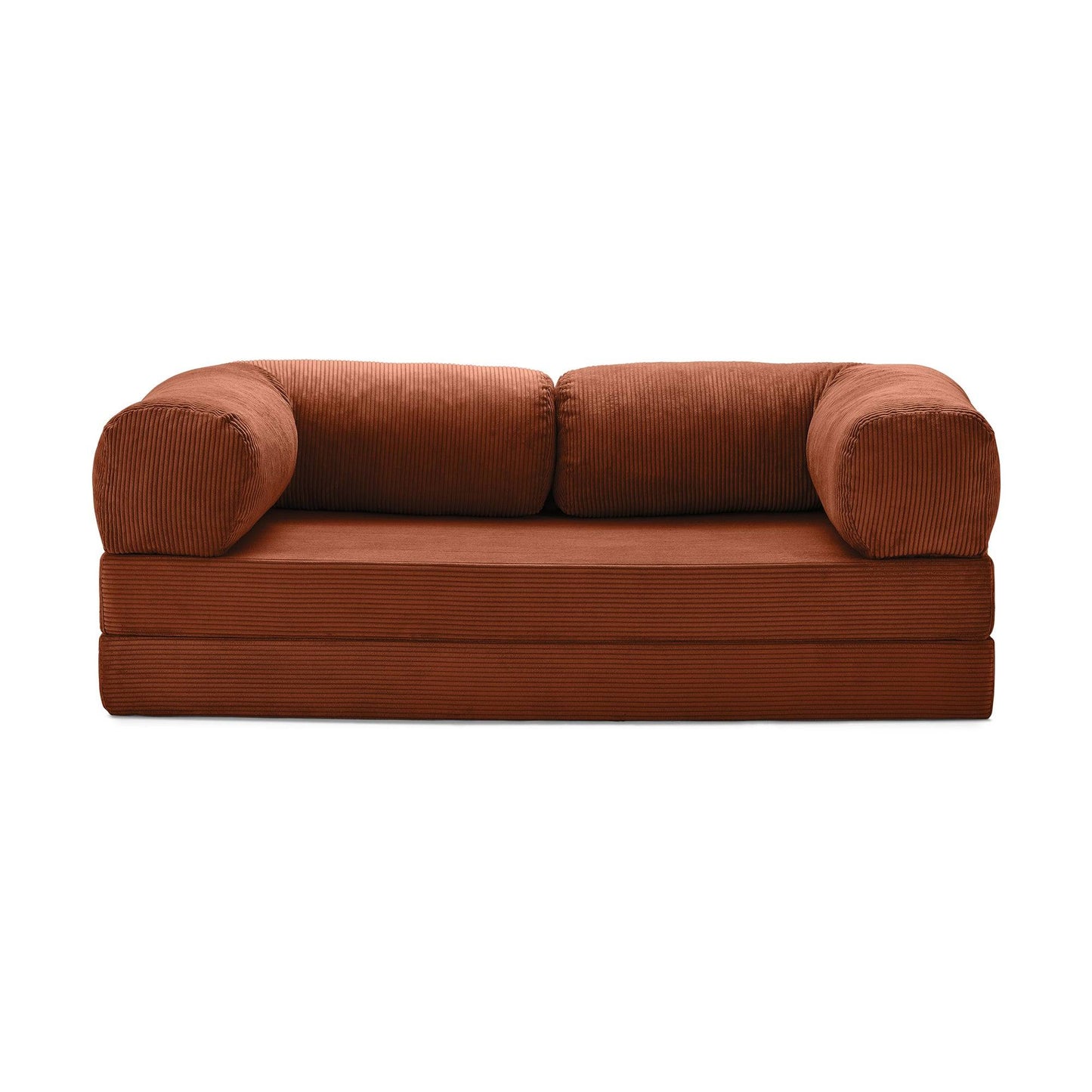 Versatile Corduroy Sofa — Relax, Sleep, Live in Style