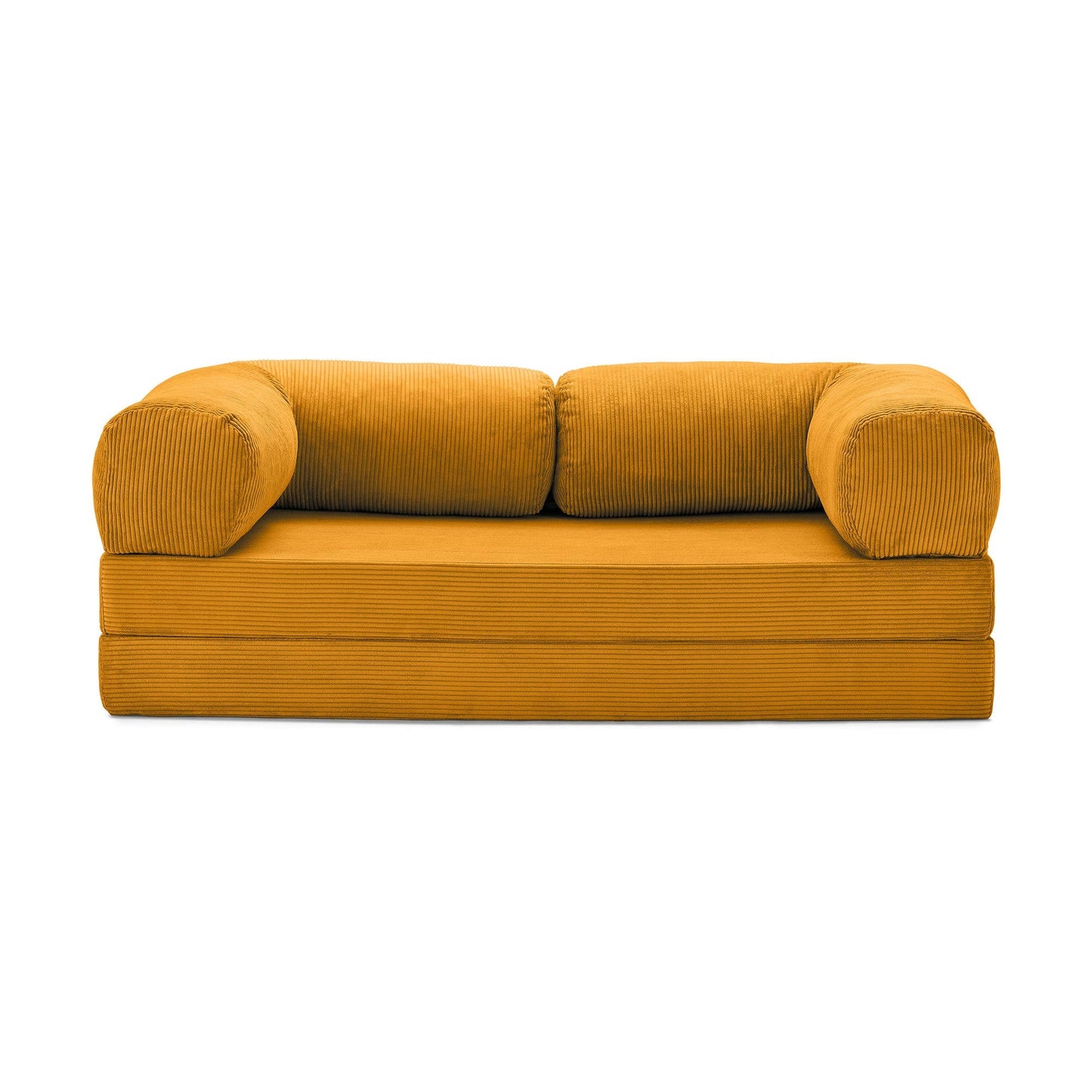 Versatile Corduroy Sofa — Relax, Sleep, Live in Style