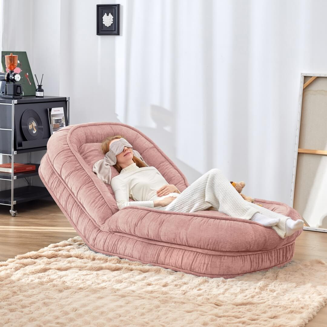 Foldable Lazy Sofa Bed Chair — Compact Comfort, Anytime
