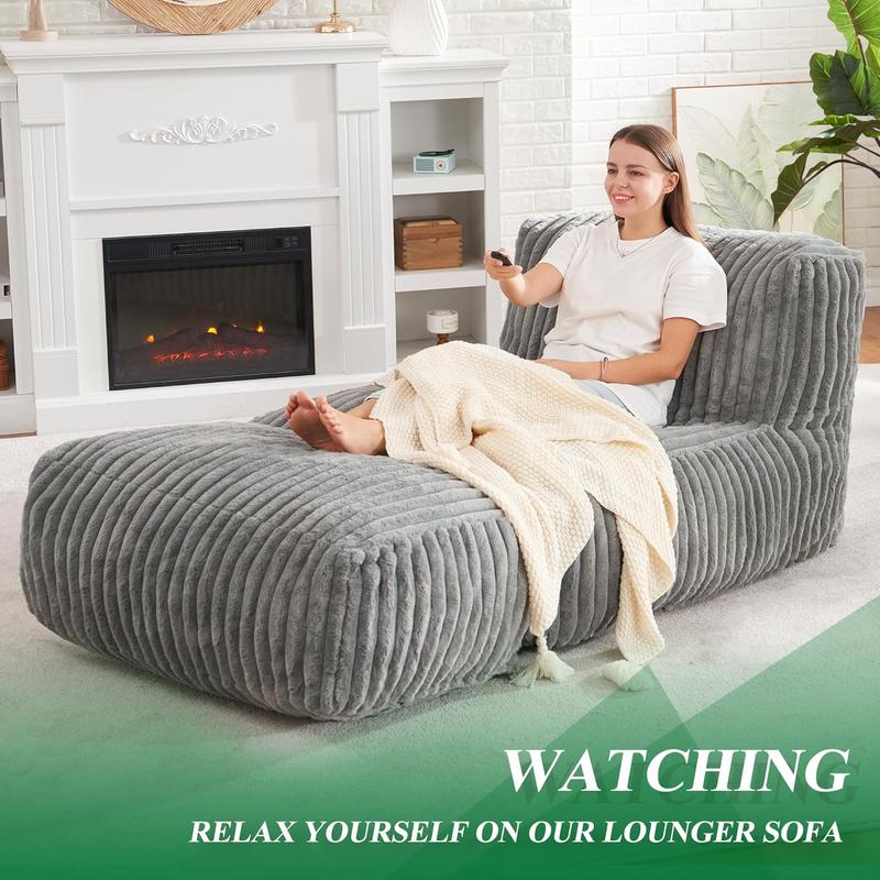 Big Bean Bag Lounger — Sink Into Cloud-Like Comfort